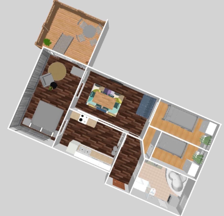 Apartment Humboldt 3 Schlafzimmer,Wifi, Netflix Parken, Terrasse, Klimatisiert, Naehe Zentrum Йена Екстериор снимка